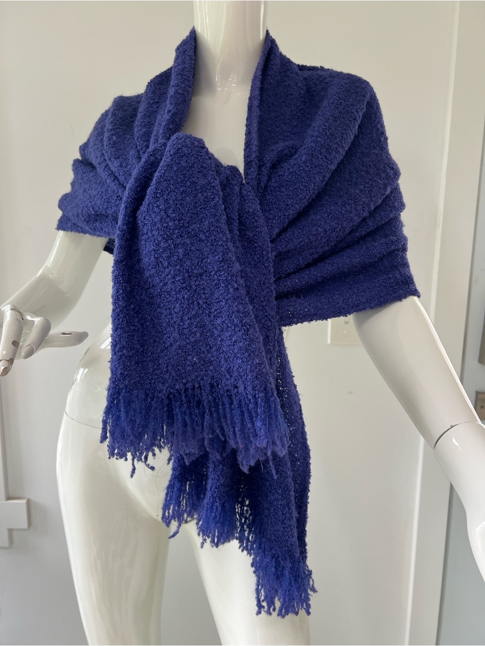 Vintage Eaton Knit Scarf Made in Italy 75β x 25β Soft Cozy Winter Wrap Shawl